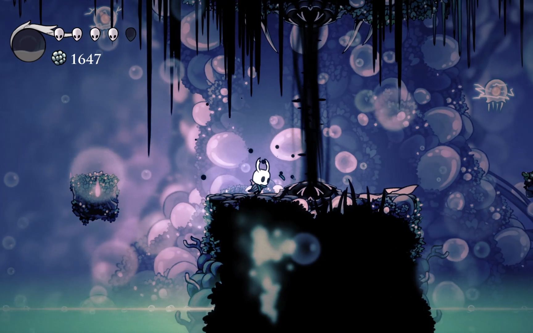 空洞骑士hollowknight05从苍绿之径路过雾之峡谷直到真菌荒地