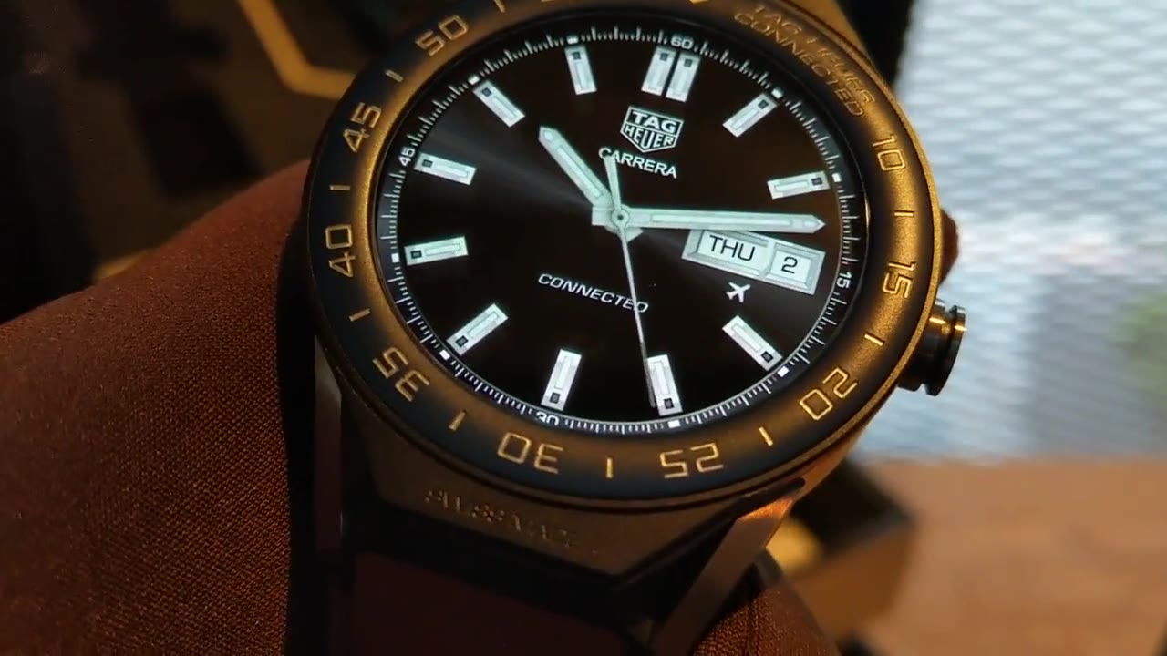 heuer泰格豪雅carrera heuer 02陀飞轮计时腕表   connected modular