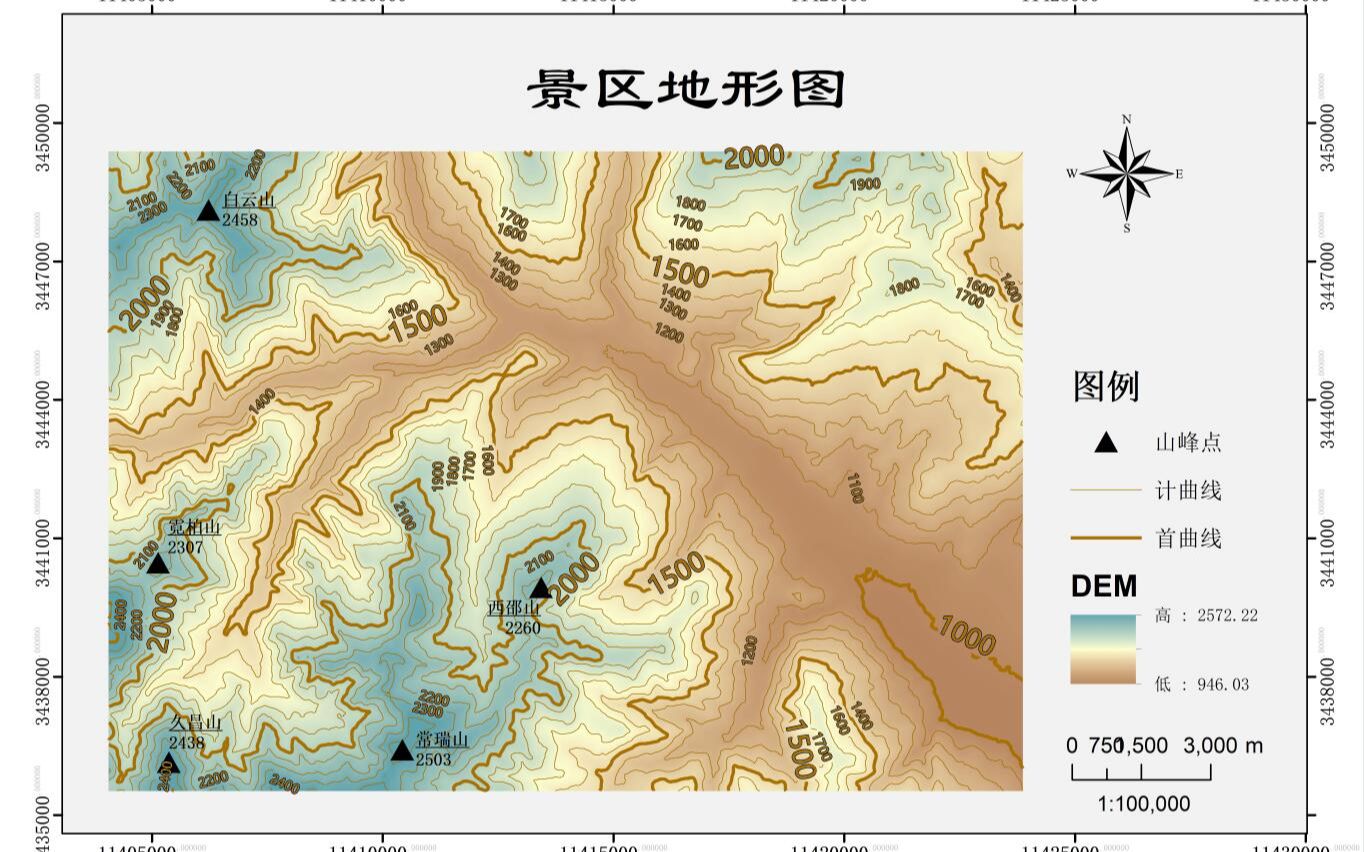 中国等高线地形图下载方法：地形图数据下载与生成教程-GIS视界-图新云GIS
