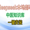 Deepseek本地部署中医知识库 一键安装