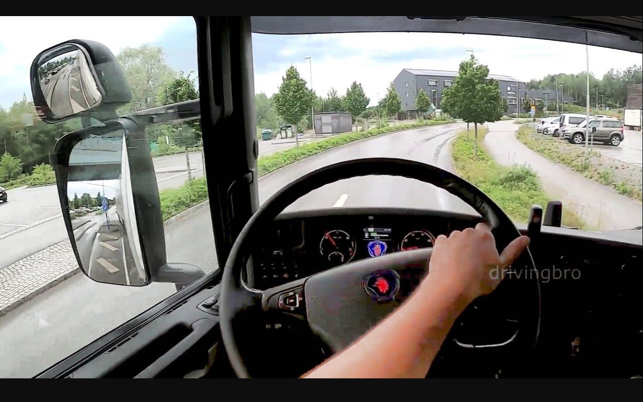 第一视角 Awesome ETS2 style drive to 北泰利耶 , 斯堪尼亚 G490 卡车 + 组合拖车! 欧卡 欧卡2