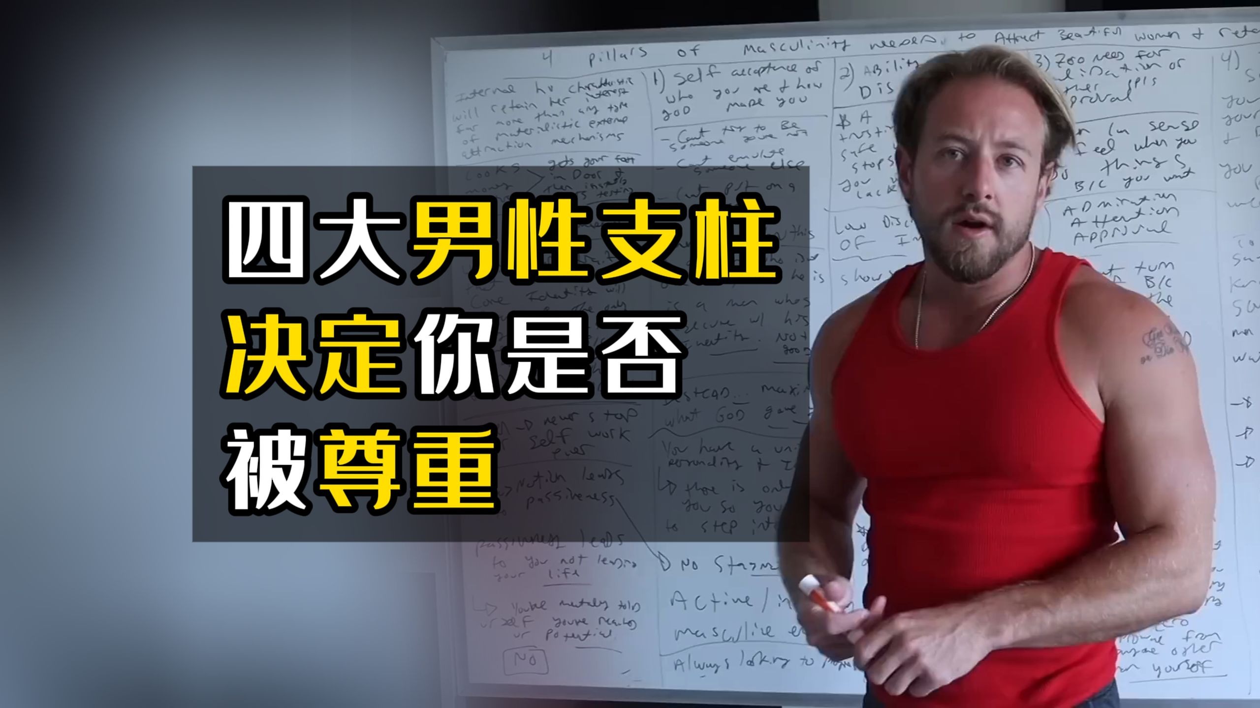 4大男性支柱决定你是否被尊重