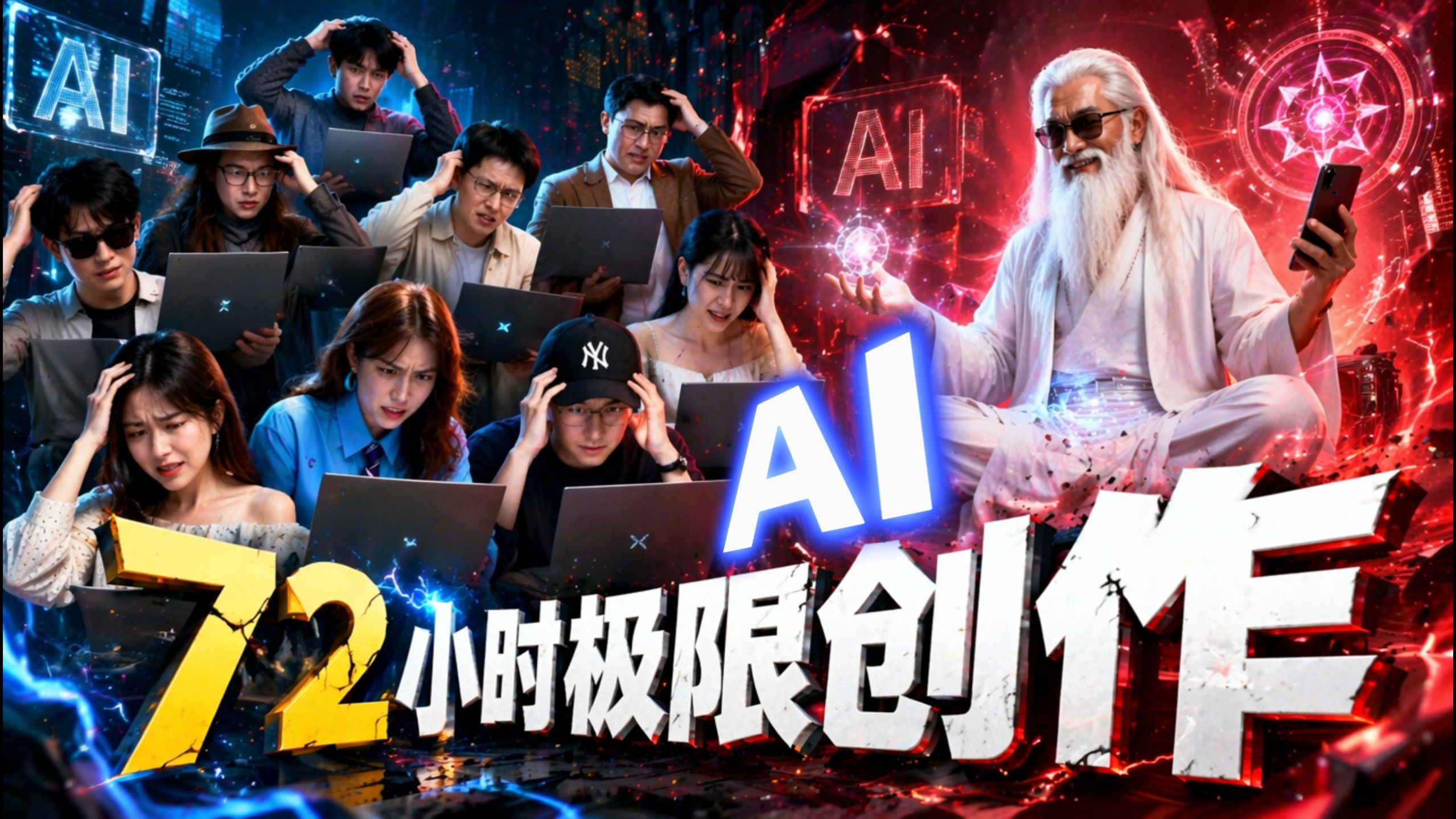 普通人用AI，真的能干掉专业博主吗？72小时极限创作 | 上集