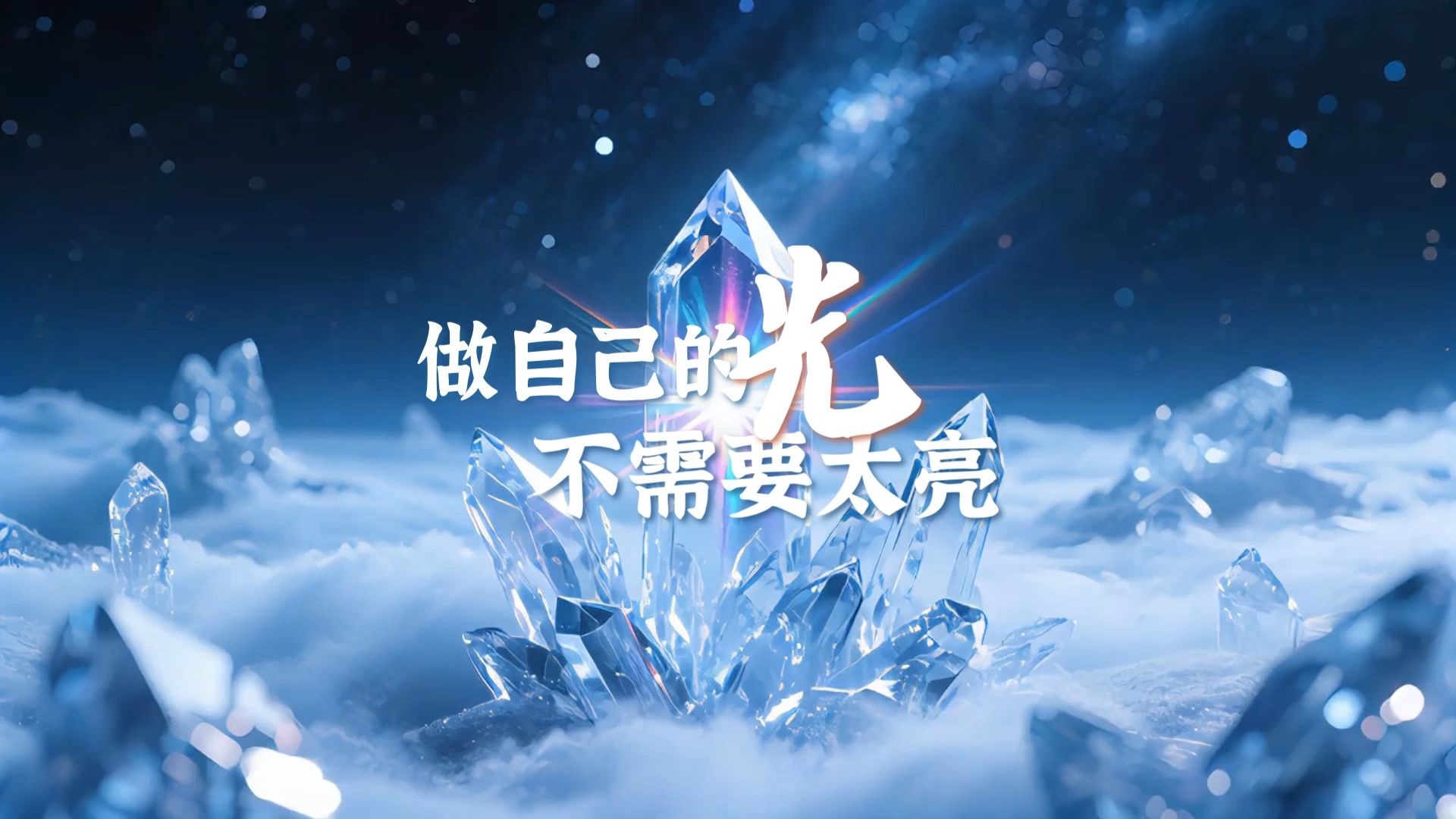 做自己的光不需要太亮 伴奏完整版 背景视频 led舞台表演| 伴奏| 伴奏版 | 晚会年会| 表演节目