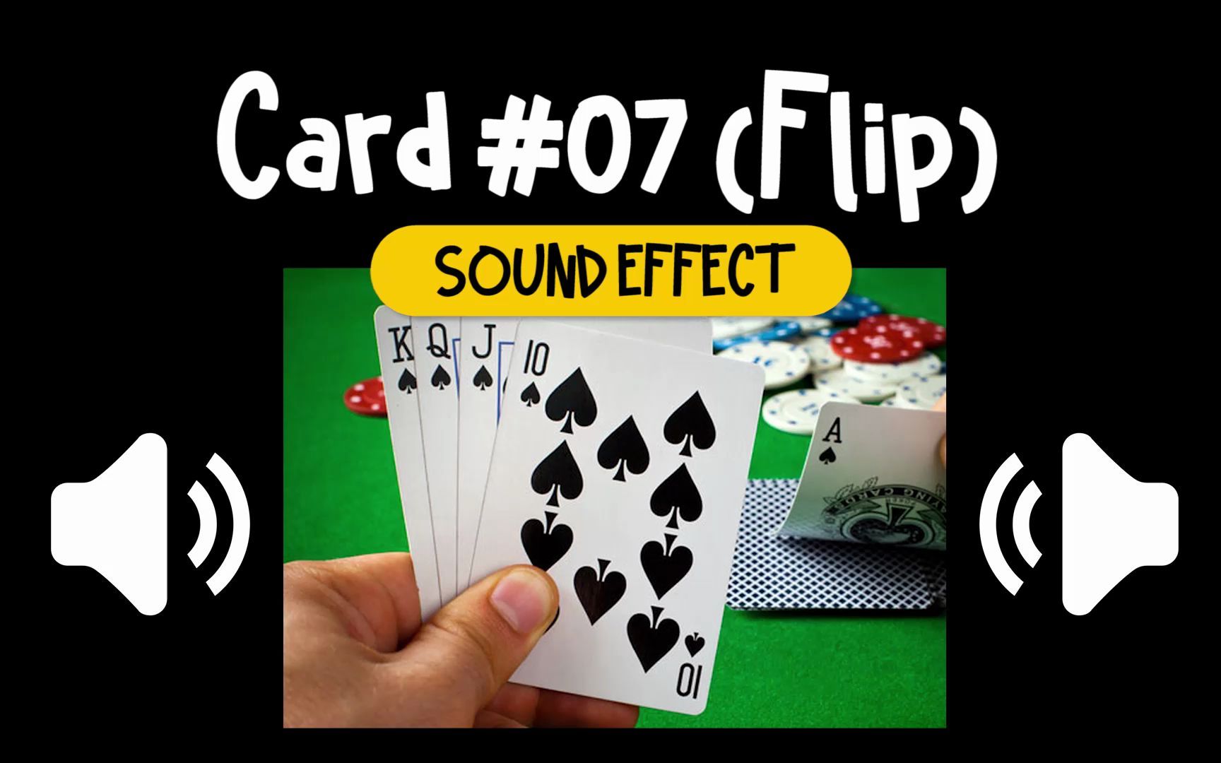 卡片 #07 翻面 纸卡 扑克牌 音效 (HQ)
