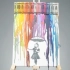 【德语视频】用热吹风和33支彩色蜡笔创造出漂亮的画！