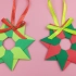教你折漂亮的圣诞节装饰品，步骤简单一学就会，手工DIY折纸教程