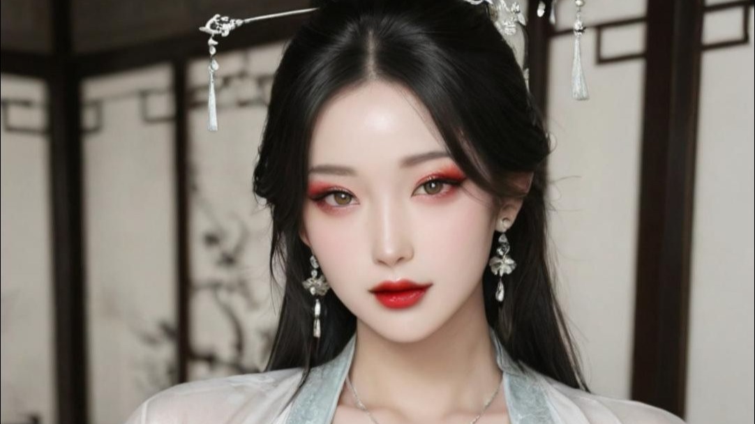 素手垂云，纤腰约素。