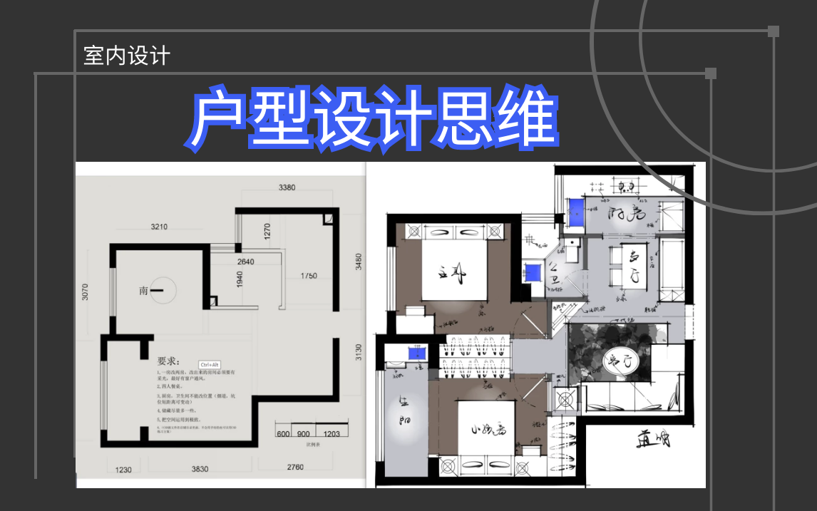 室内设计方优化户型设计思维以及实战案例分析