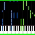 【模拟钢琴】一首只用黑键的曲子（油管搬运）