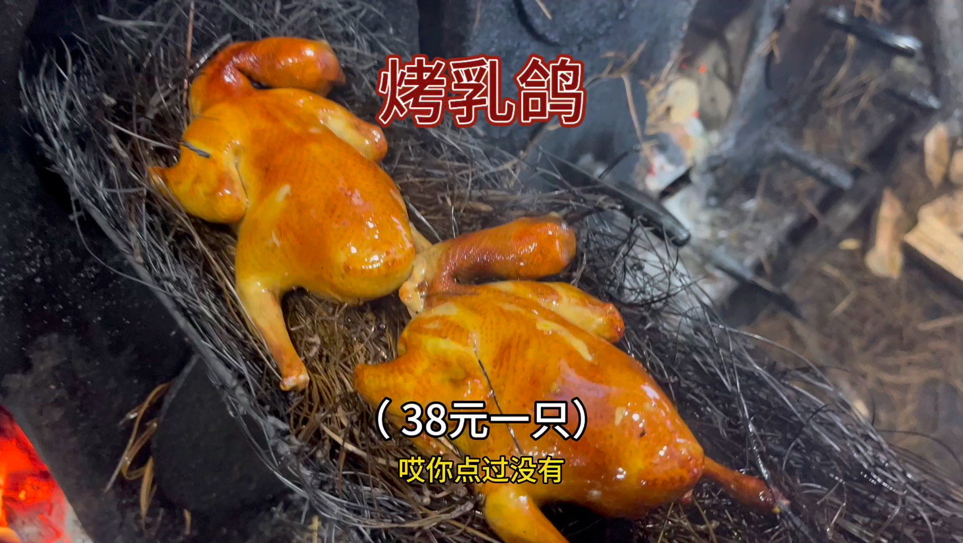 脆皮爆汁的烤乳鸽！！！给我香迷糊了