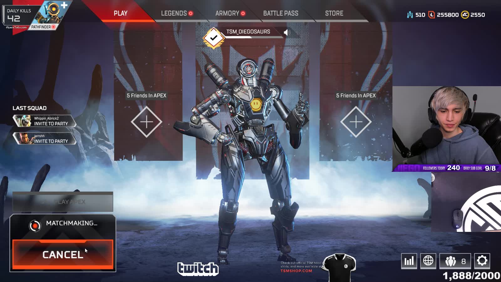 apex legends—diegosaurs恶灵20杀.