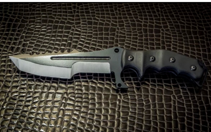 youtube搬运,自制小刀making huntsman night csgo knife
