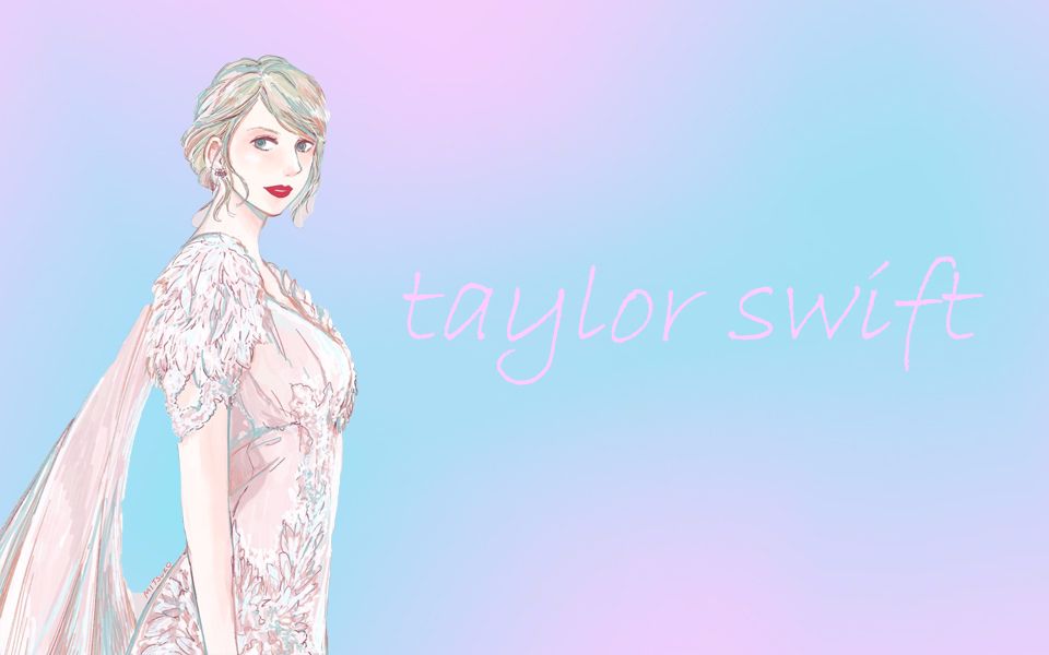 taylor swift 漫画,taylorswiftlove taylor swift 插画《we are never ever getting back together》