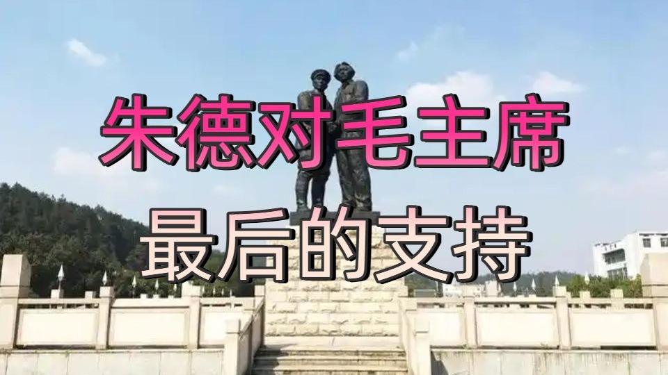 朱德对毛主席最后的支持