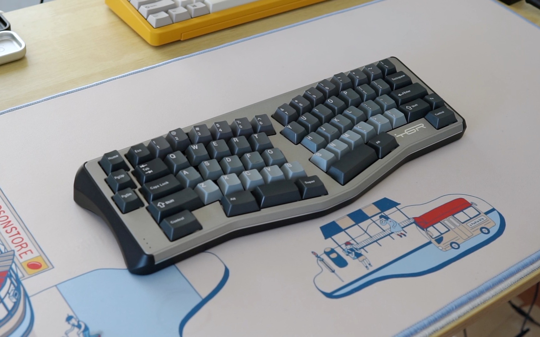 【打字声音】TGR X LinWorks Dolice 灰黑色｜Cherry HG黑轴｜GMK 暴风