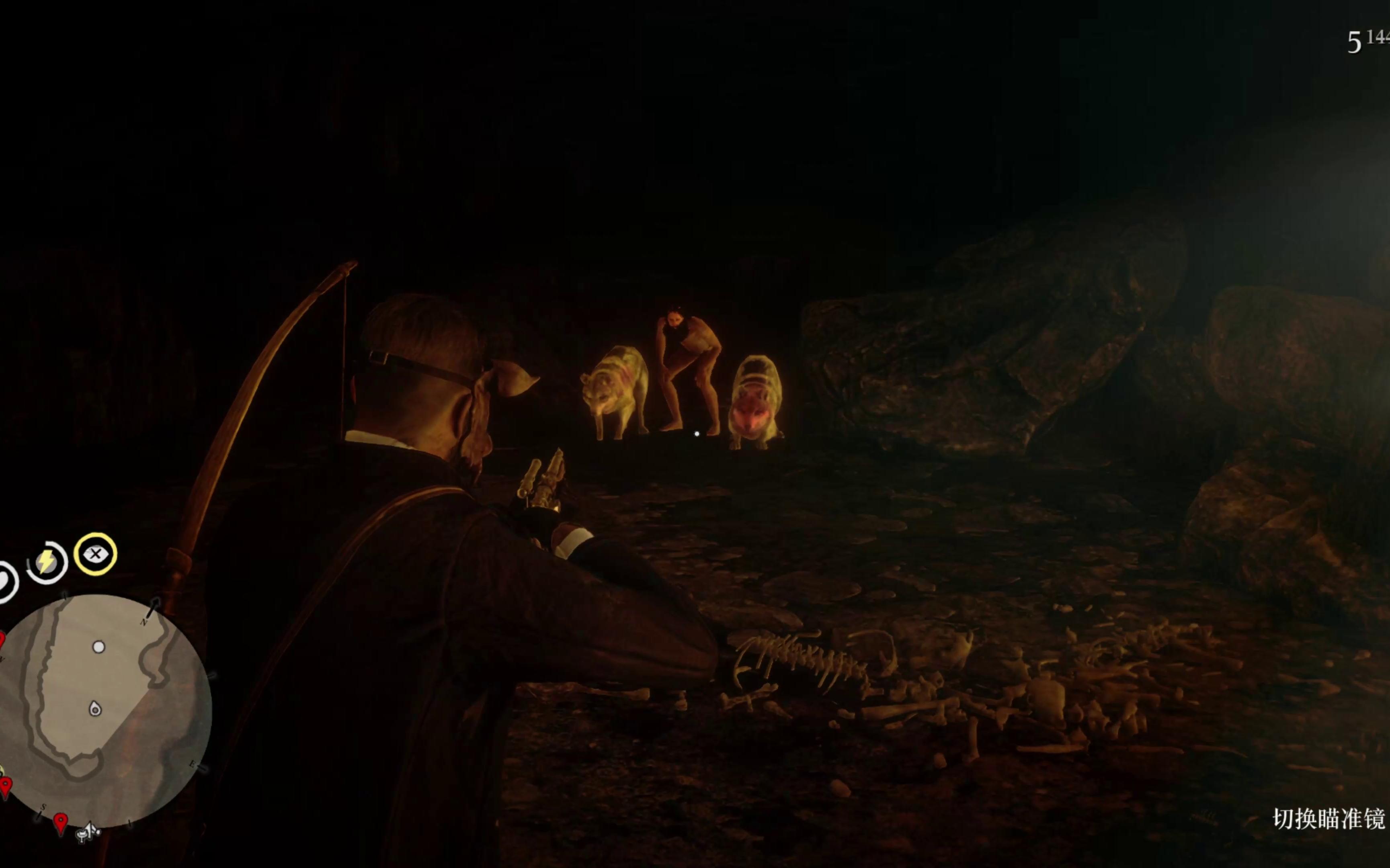 【荒野大镖客2】来到狼孩的洞，把他的狼全杀了，会发生什么？