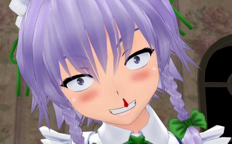 【东方mmd】咲夜只是用身体赚钱而已【全程高能】