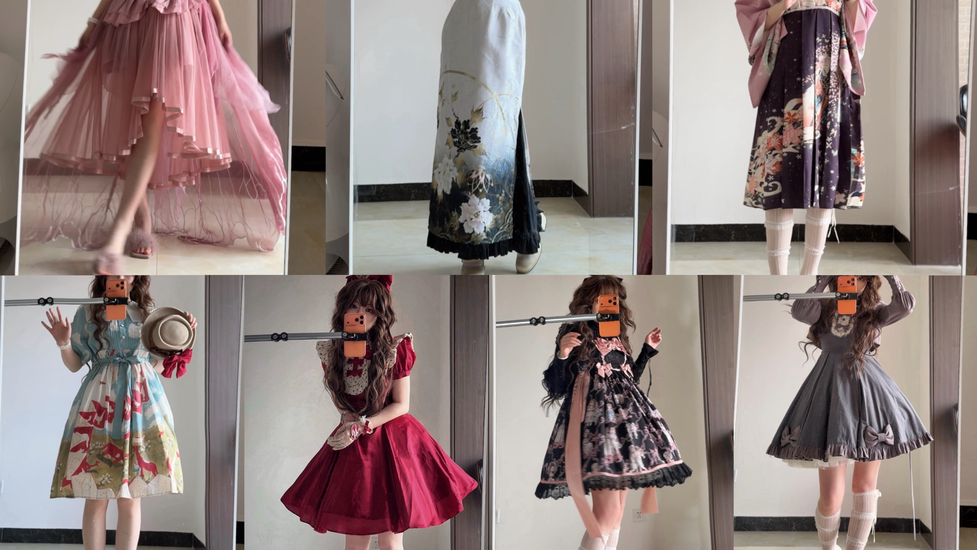 把所有不适合穿出门的衣服全都穿一遍，以后踏踏实实的做牛马再也不穿了