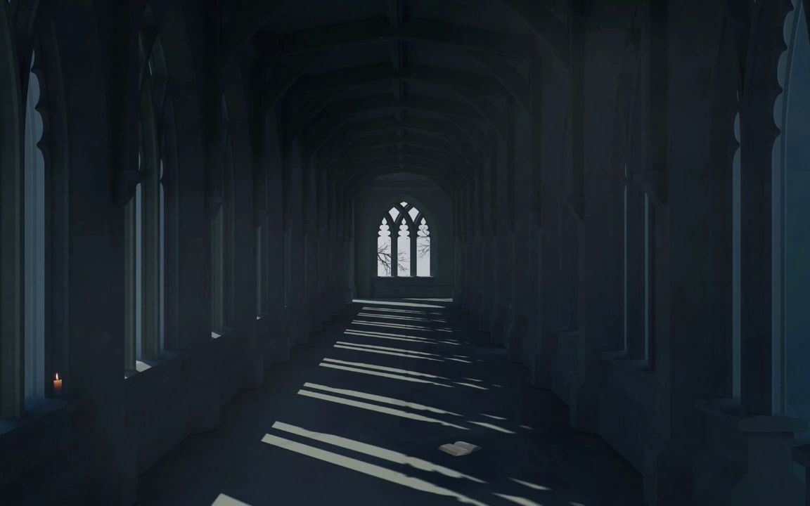 【白噪音】3小时丨陪你学习丨闹鬼的大教堂-神秘的夜晚氛围