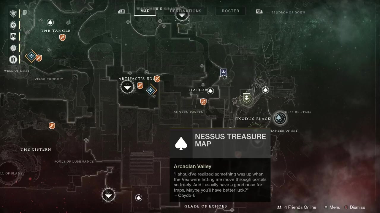 命运destiny凯德藏宝图之涅索斯星球全部地点攻略20170912