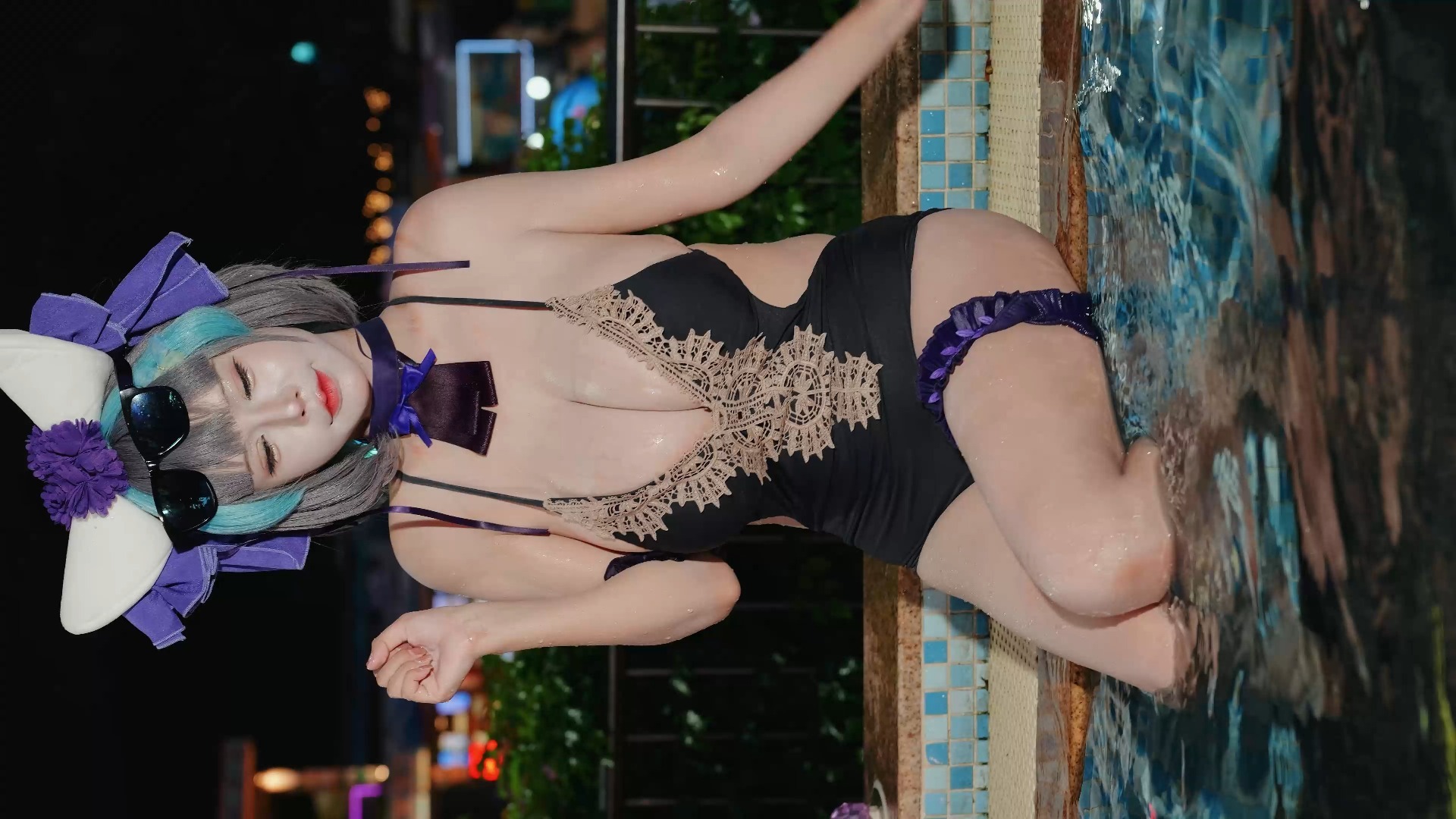 Meow Ball's Cheshire Cos in Changlong Water Party