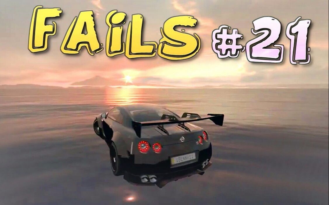 [dragcartv]赛车游戏的失败搞笑集锦#21 racing games fails