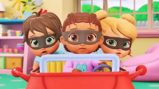 益智动画：萌宝变身蒙面侠冒险取蛋糕，发现后会有怎样惊喜？