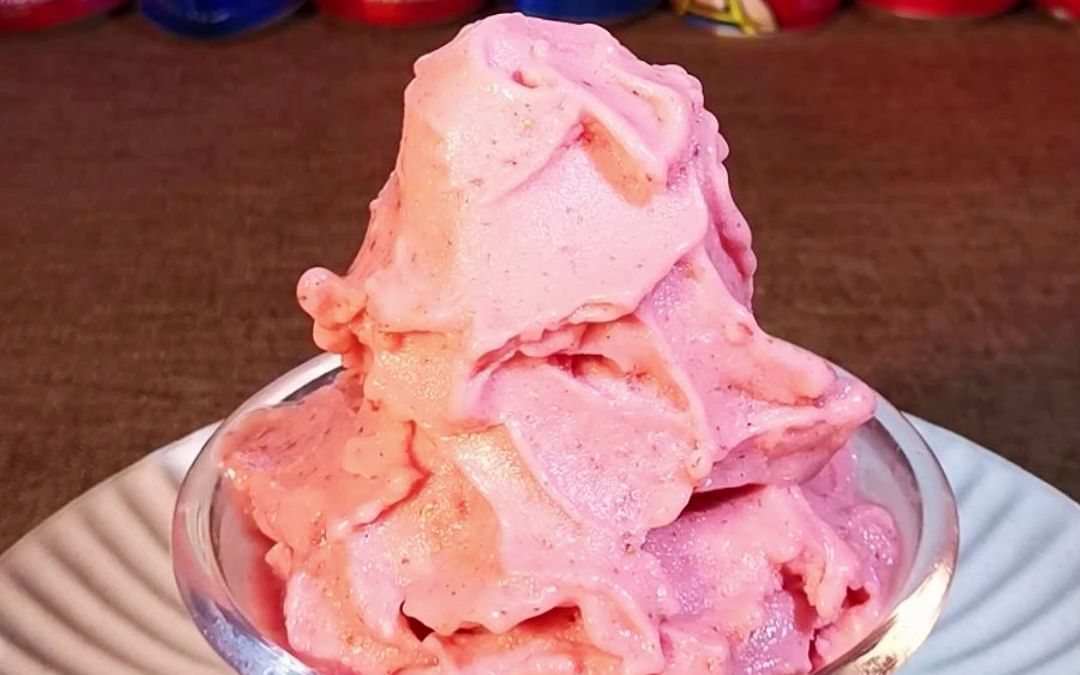 原来只需要水果和酸奶，就能做出这么美味的冰淇淋？