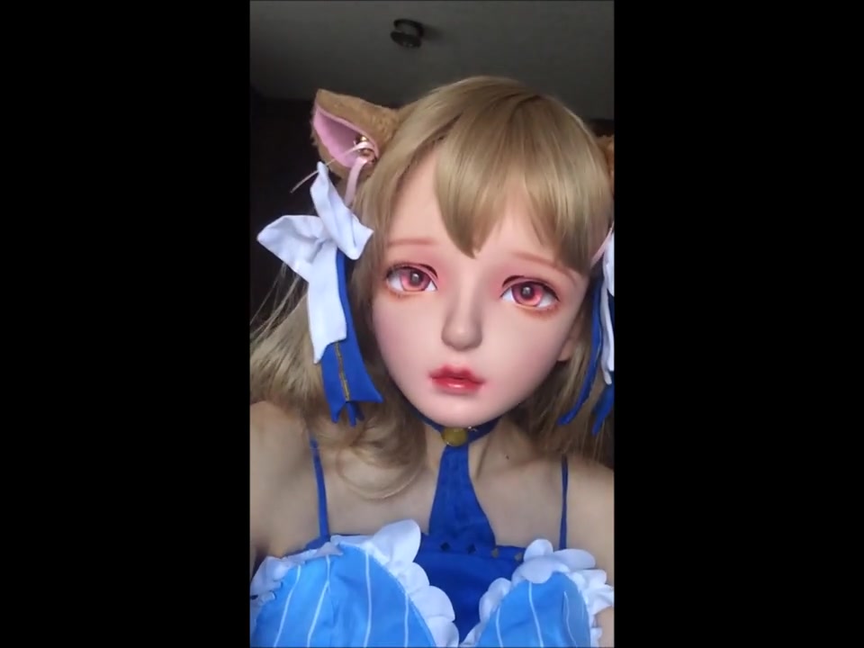 猫耳kig面具头壳易容无辜可爱的大眼睛nk316
