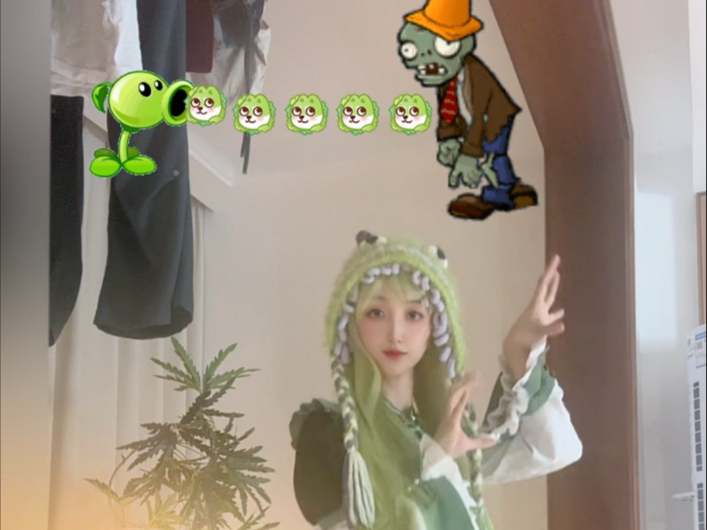 Pea shooter on standby.