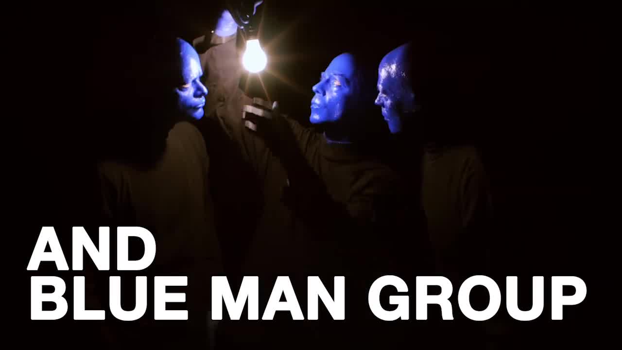 《蓝人秀》 - the blue man group - light it up