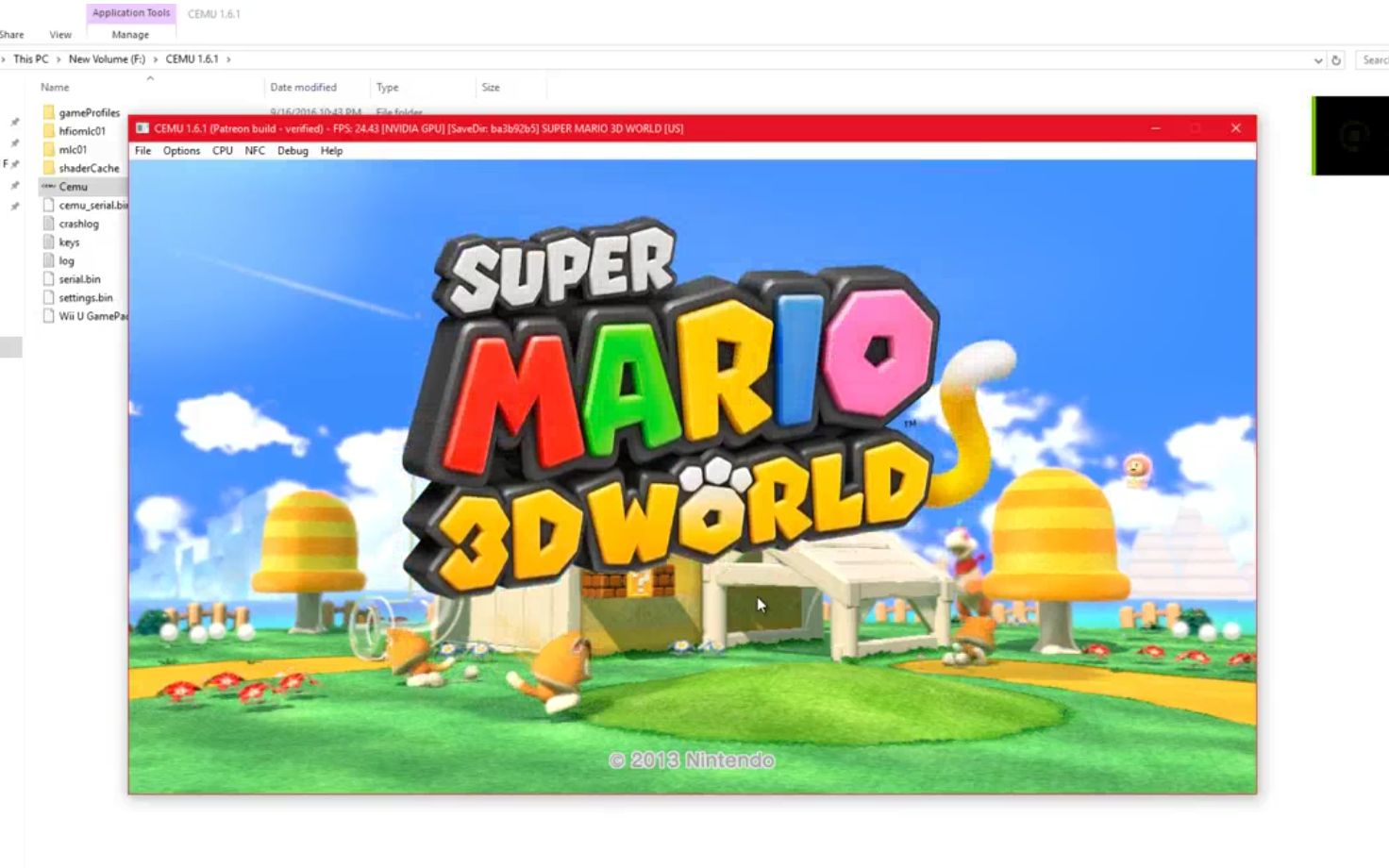 pc用wiiu模拟器cemu 1.6.1运行【测试】