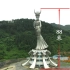 贵州一小县城边的雕像，高88米，这得花多少钱才能打造出来啊？