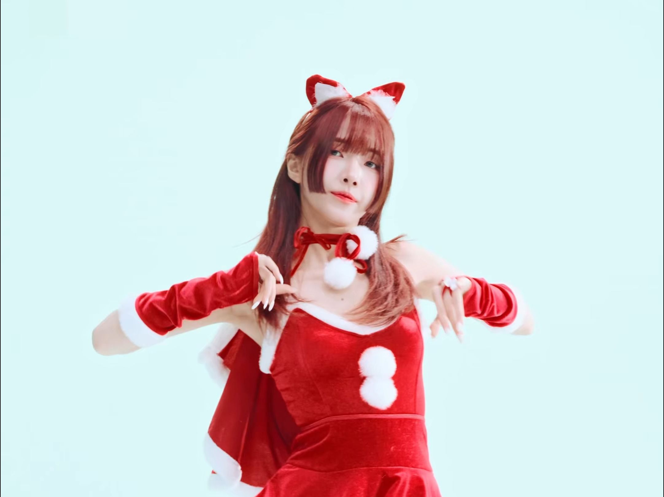 Seo Young Drama 23 Christmas Costume Vertical Screen