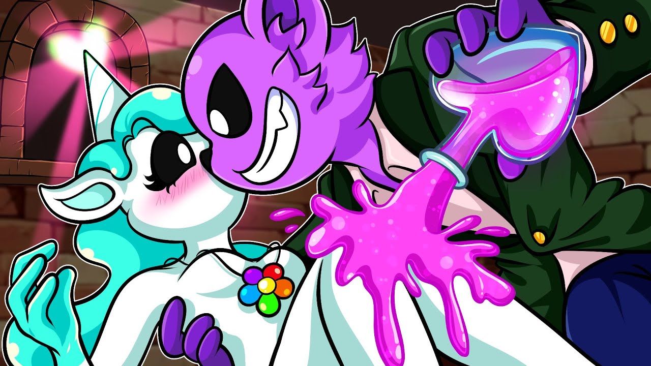 Catnap Sprinkles LOVE POTION on CraftyCorn..!! _ Poppy Playtime 3 Animation _ Lo