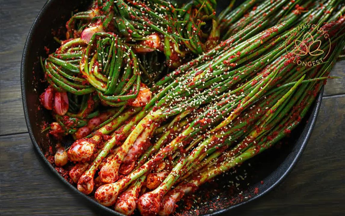【善静厨房】韩式葱泡菜，简单易做，脆爽开胃！