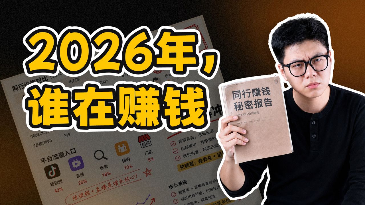 为了搞清楚谁在赚钱，我用AI开了一家商业咨询公司