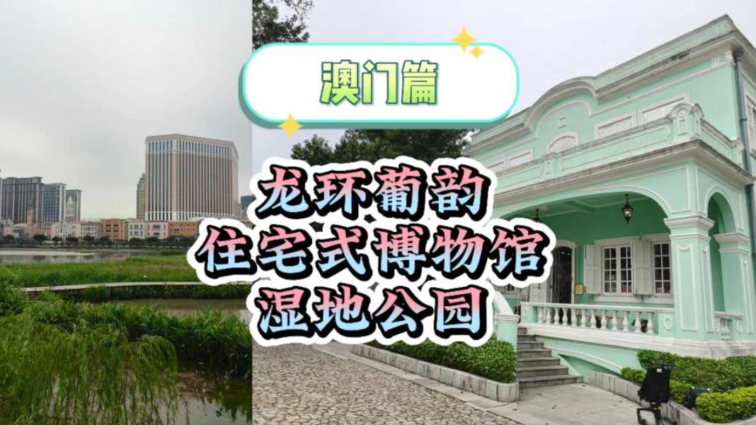 澳门八景之一龙环葡韵，5栋小清新葡式建筑超出片，还是免费博物馆哦