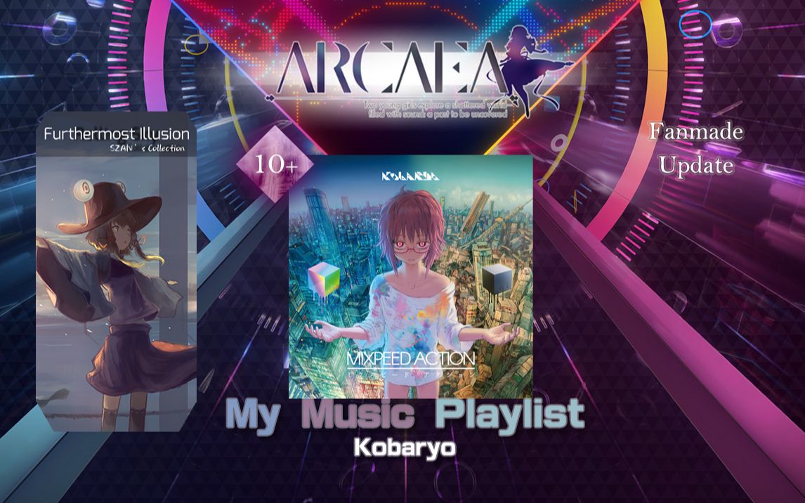 【Arcaea自制/个人包其五】My Music Playlist FTR 10+ 谱面预览