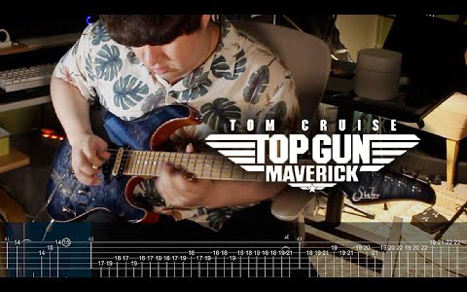 【吉他谱】电吉他《壮志凌云 TOP GUNS》主题曲真空球型鸡听歌哔哩哔哩视频