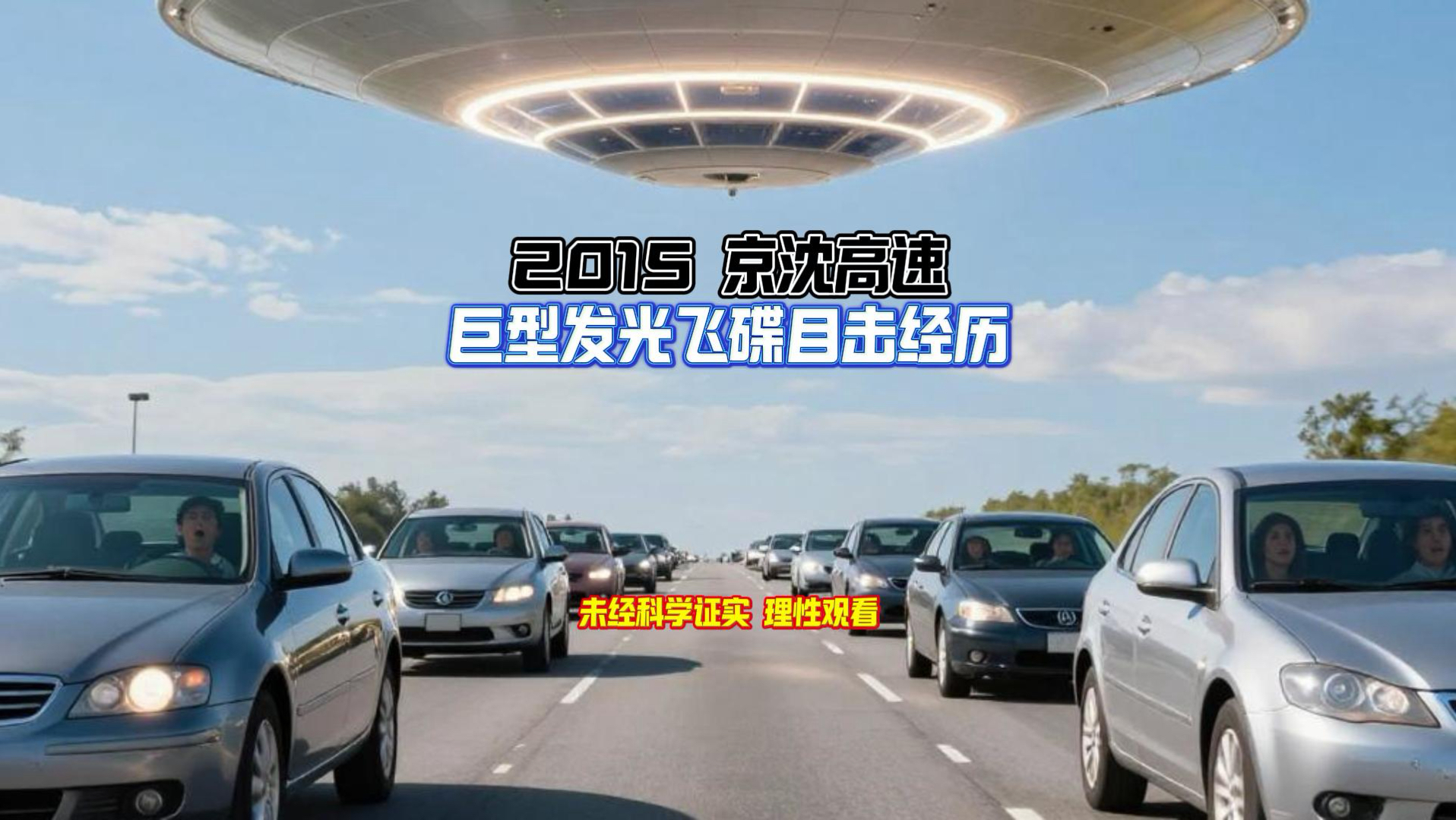 2015京沈高速上巨型飞碟目击经历