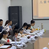 中医经典诵读课堂，果雪儿中医夏令营走进中医药大学
