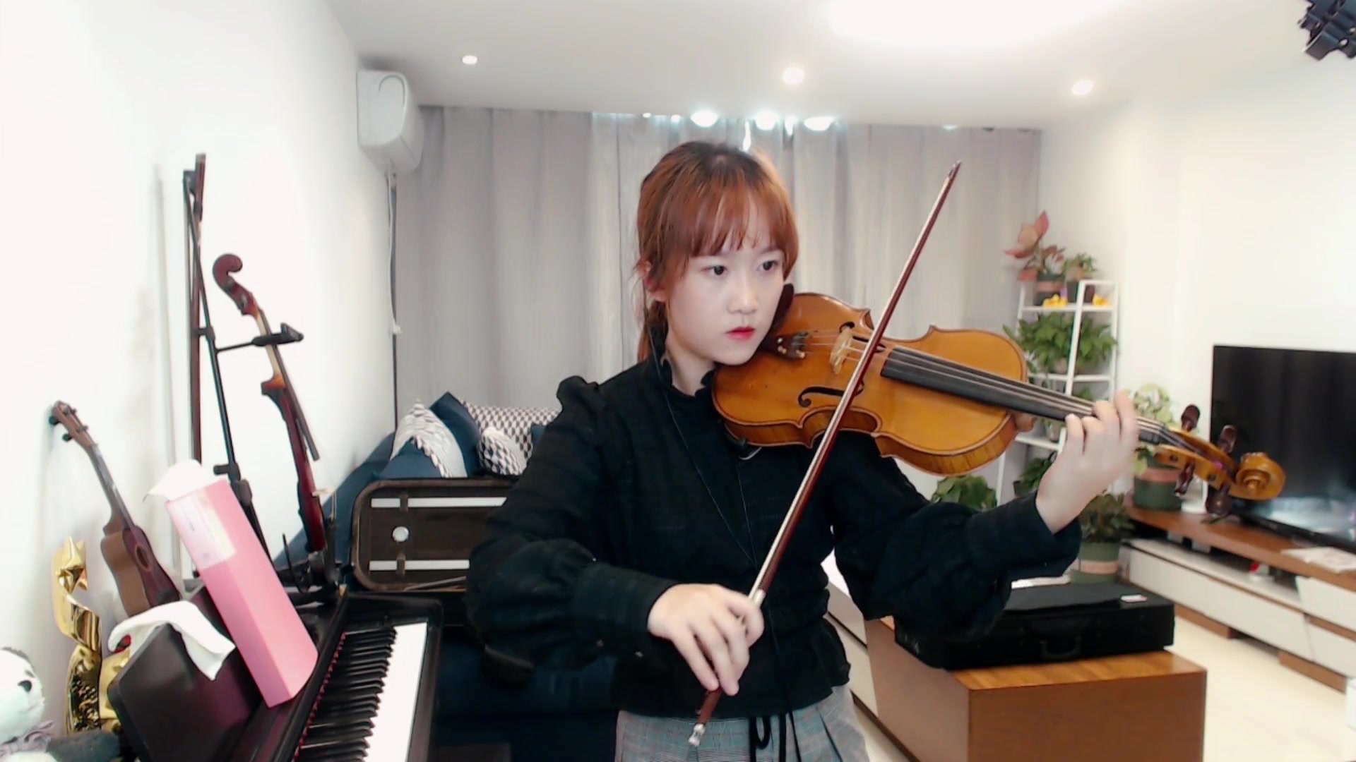 【小提琴/揉揉酱】经典曲目，张韶涵演唱的《欧若拉》，小提琴谱看简介