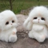 【闲闲手工】一只胖兔子 手缝关节玩偶 毛绒玩偶