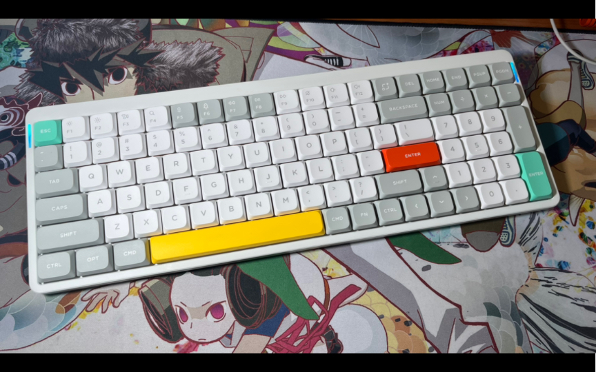 Nuphy AIR96 矮轴机械键盘 雏菊轴 颜值巨高 做工依旧优秀！