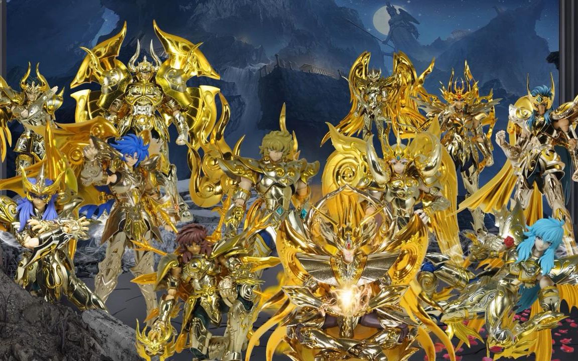 道哥的模玩时间063圣衣神话ex黄金魂12神黄金共鸣达成