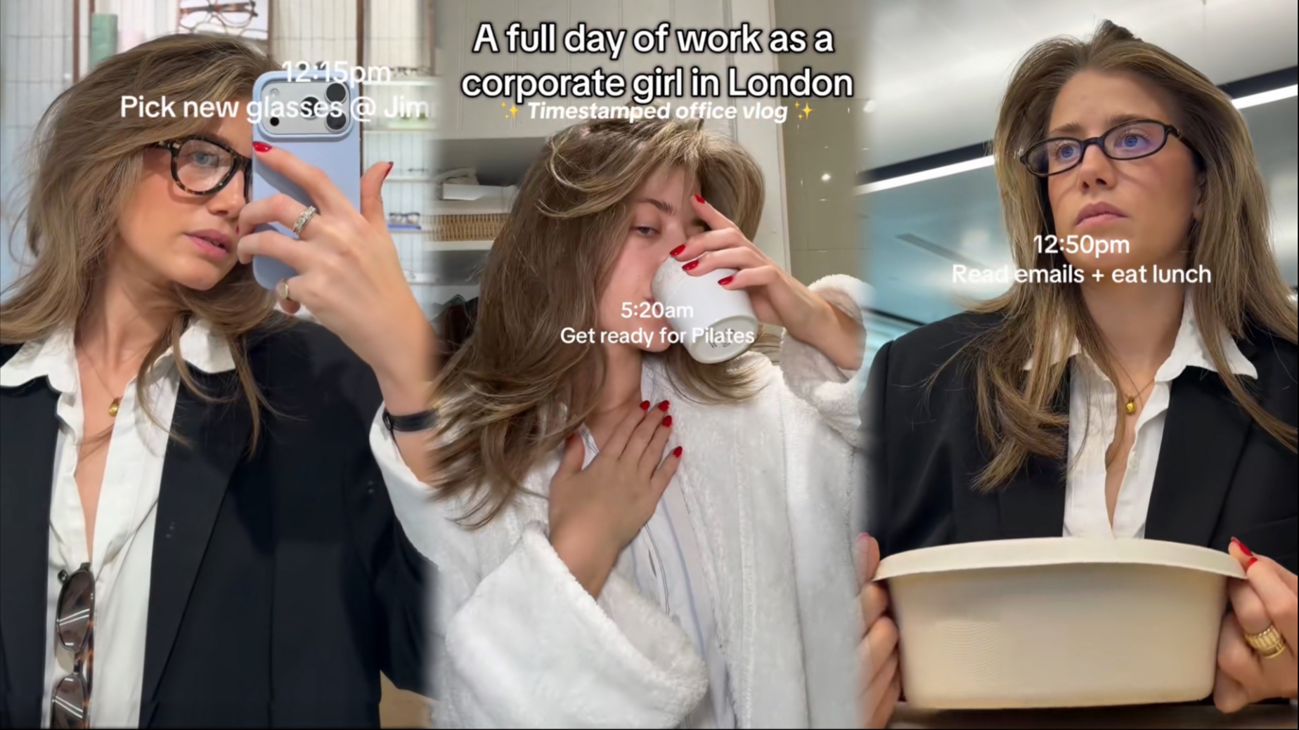 Jemima｜伦敦打工人的一天｜新眼镜·犯草瘾·工作餐