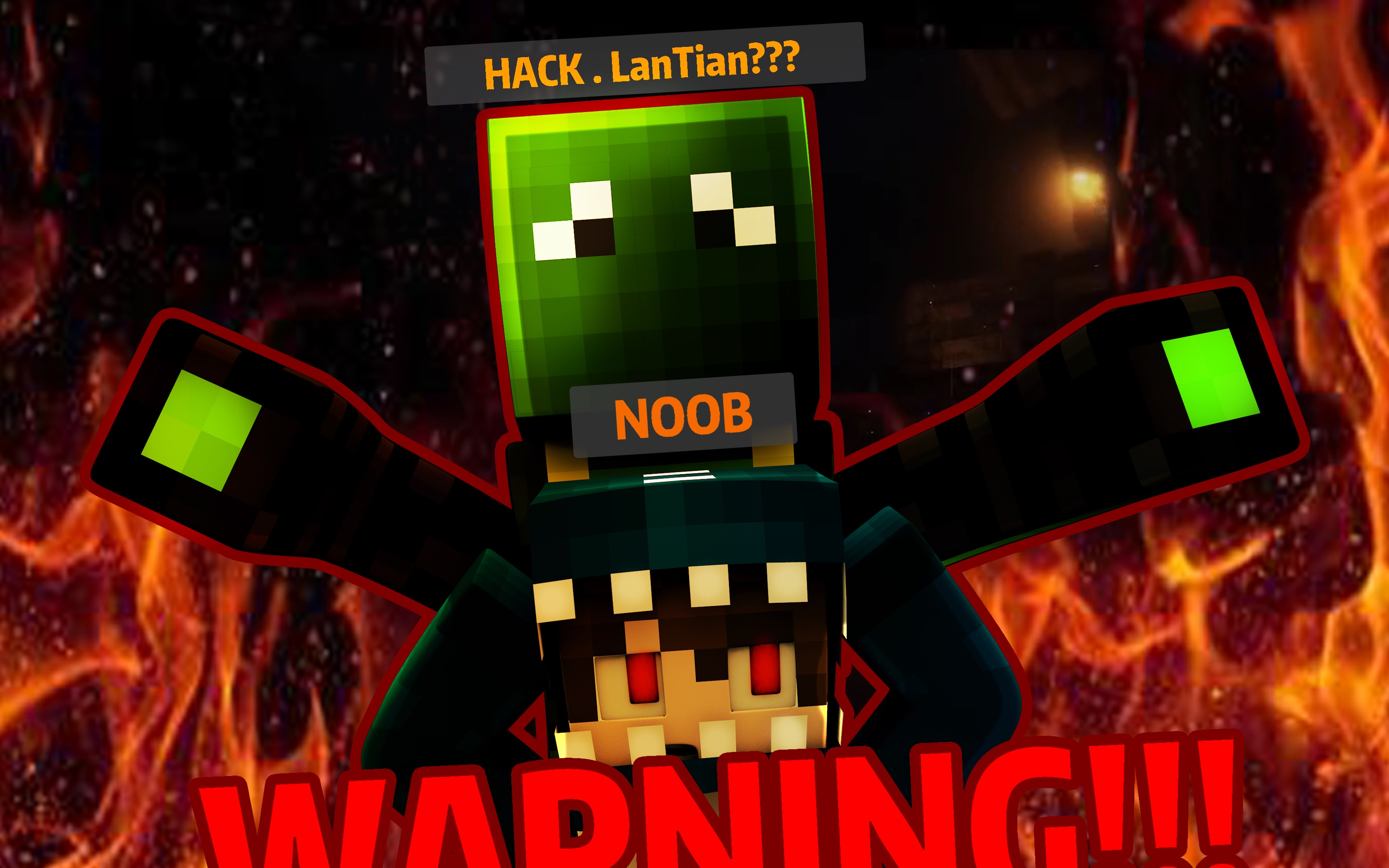 【mad】我的世界up竟然使用hack飘noob?