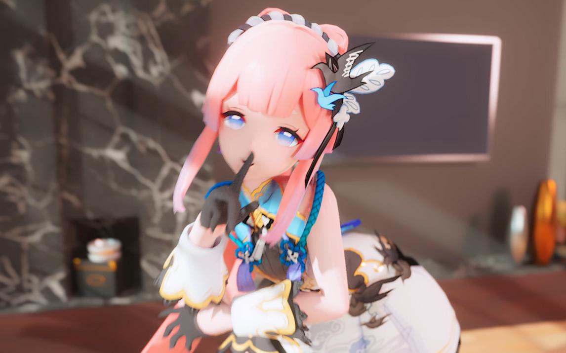 [Original God MMD] Two Dogs in the Sea of Hearts - Noise Rendering Tests